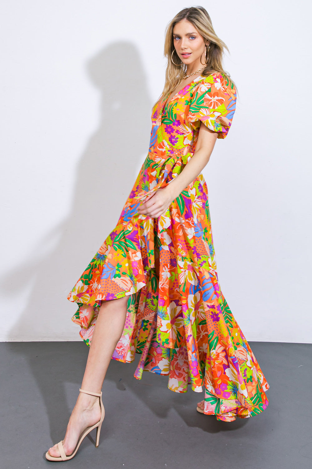 Garden of Life Woven Midi Dress