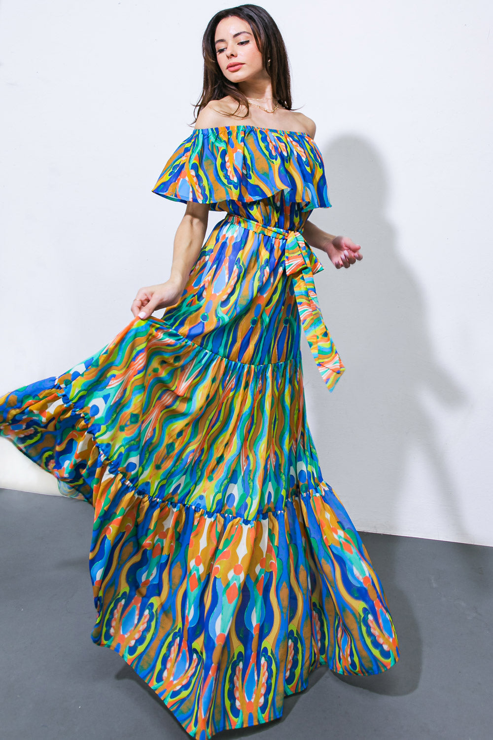 Dare To Be You Woven Maxi Dress