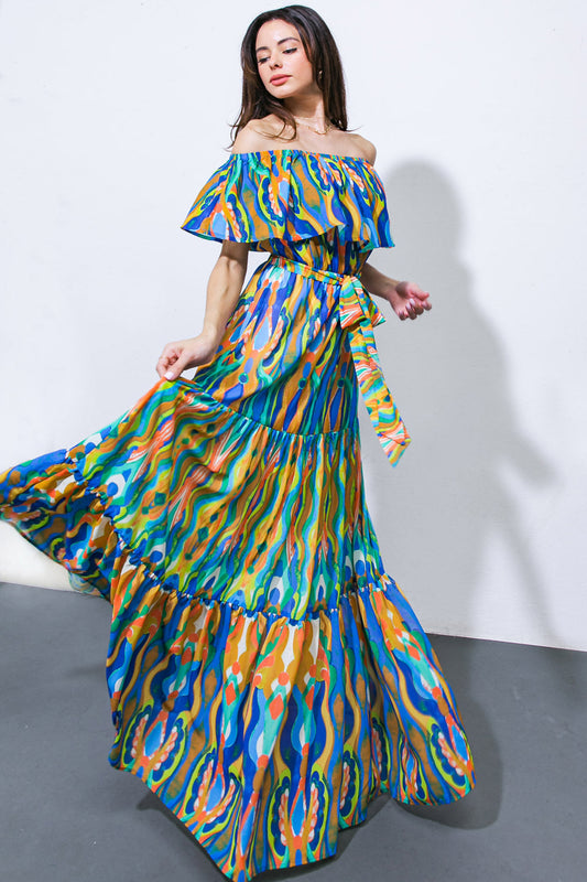 Dare To Be You Woven Maxi Dress