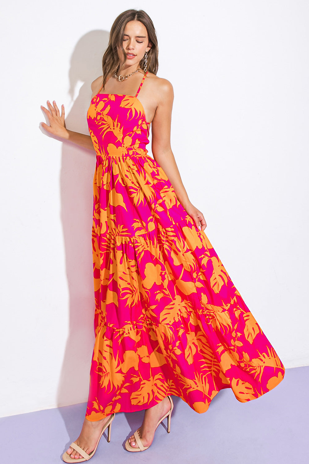 Close To Your Heart Woven Maxi Dress