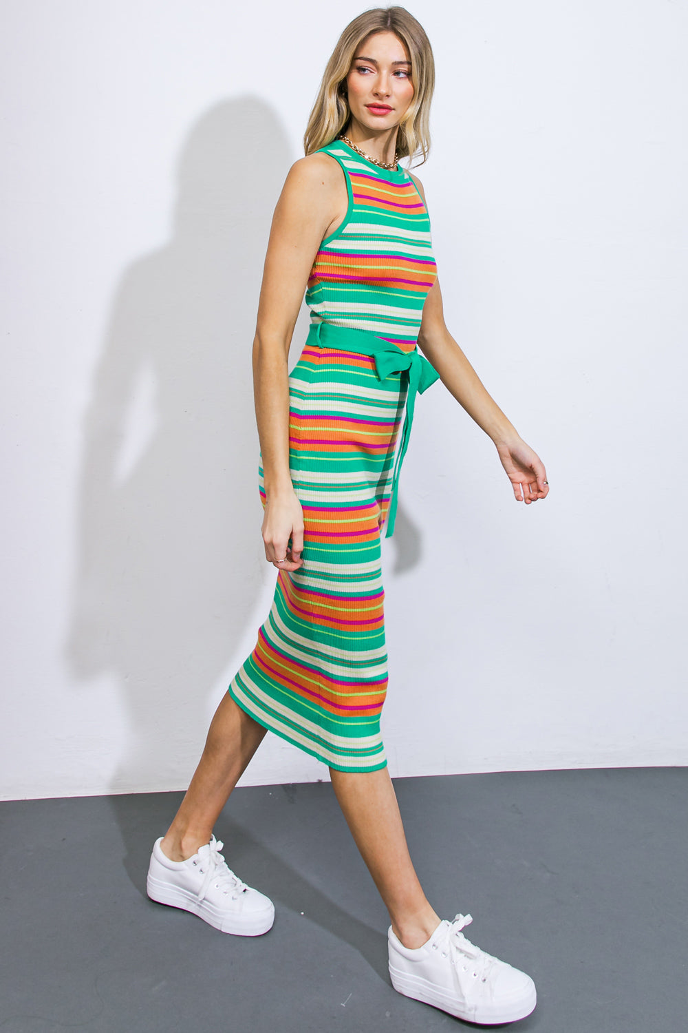 Let's Go Abroad Sweater Dress