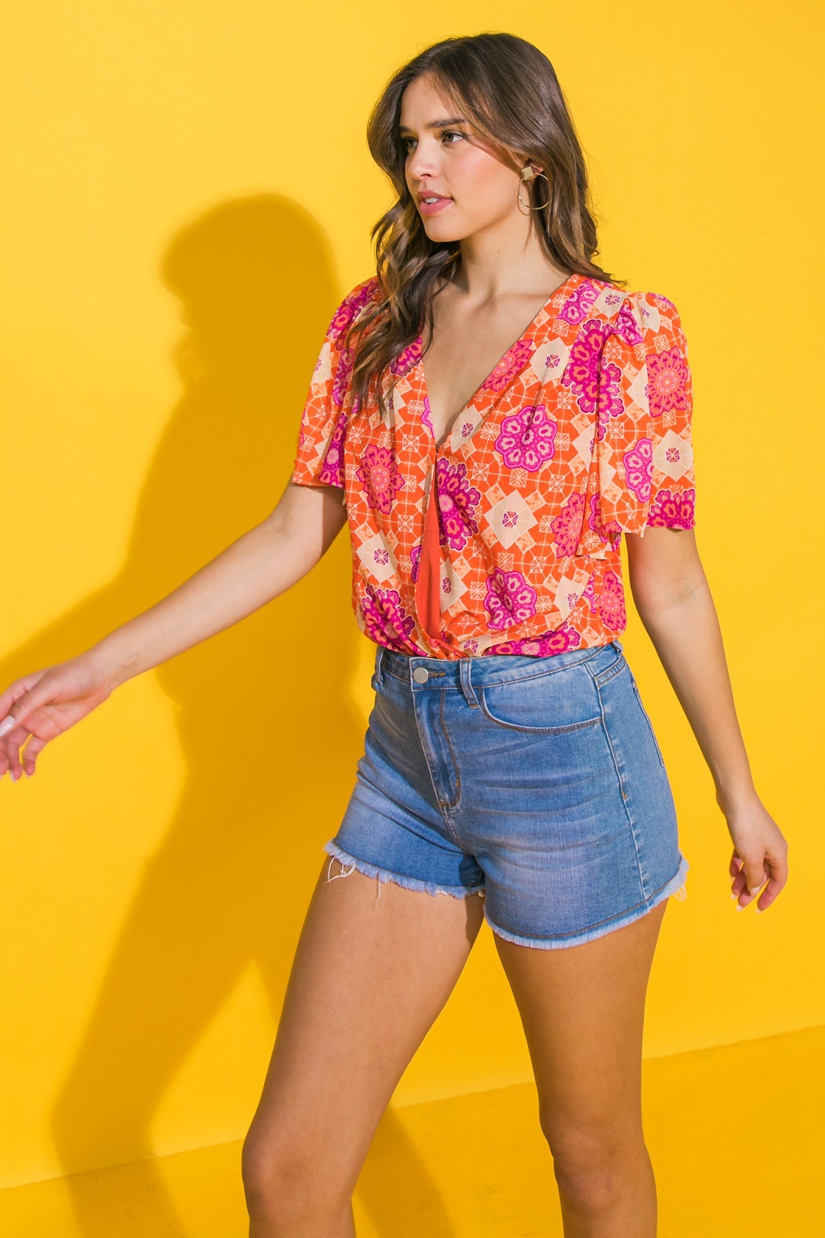 Made For The Occasion Woven Bodysuit