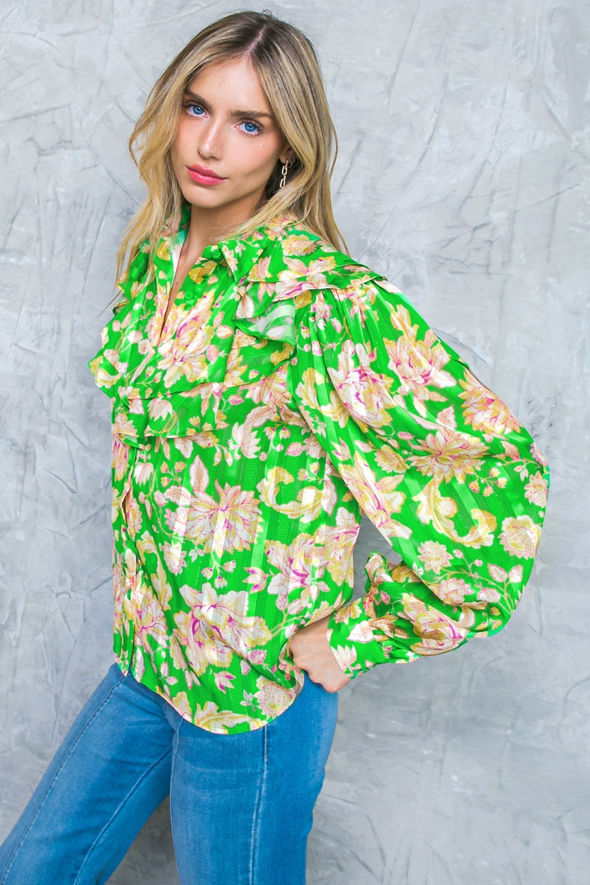 Stuck on an Island Woven Top