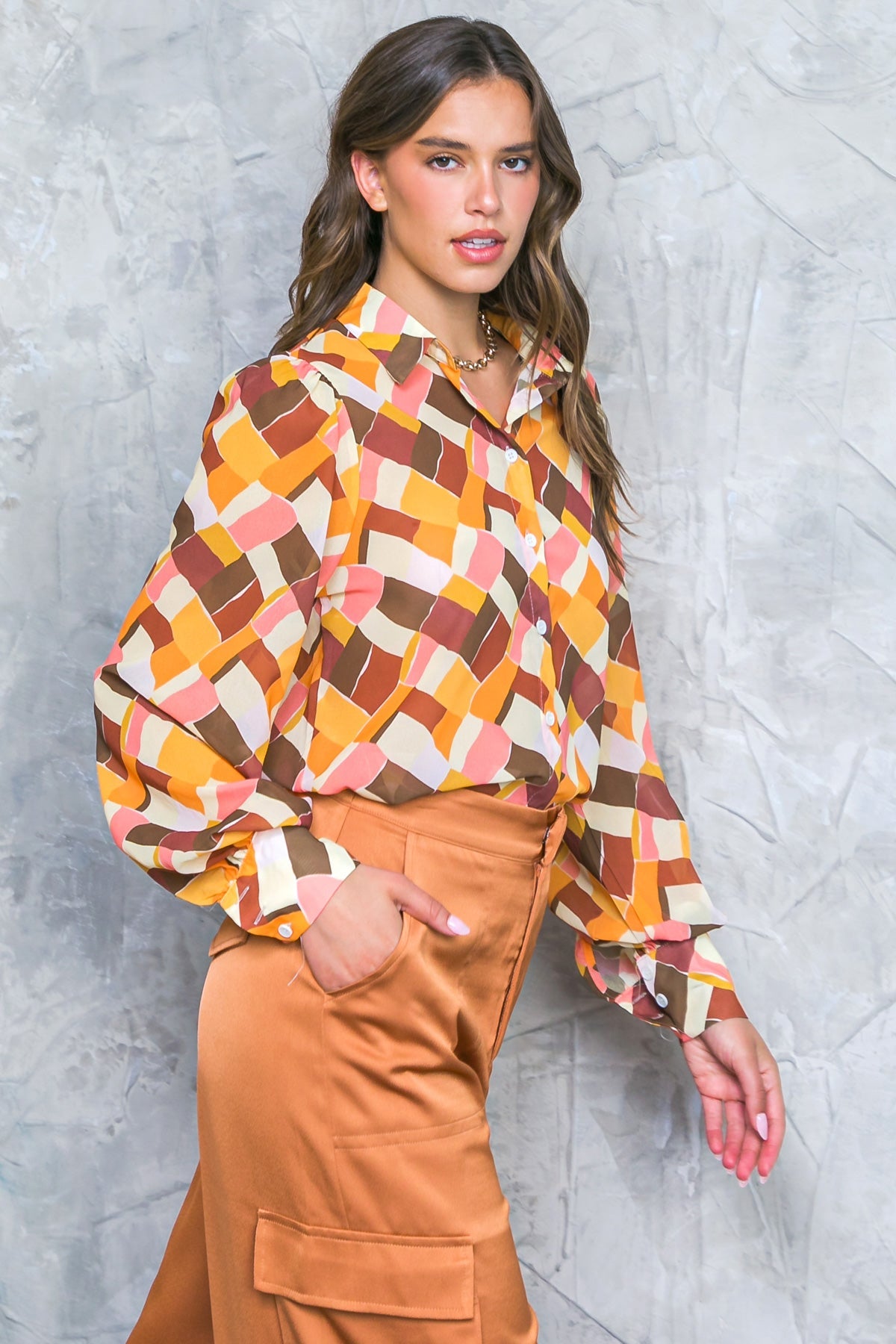 Enjoy Each Day Woven Top