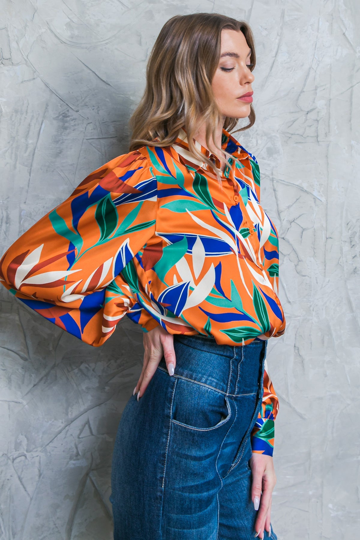 Feels Like Fall Woven Top