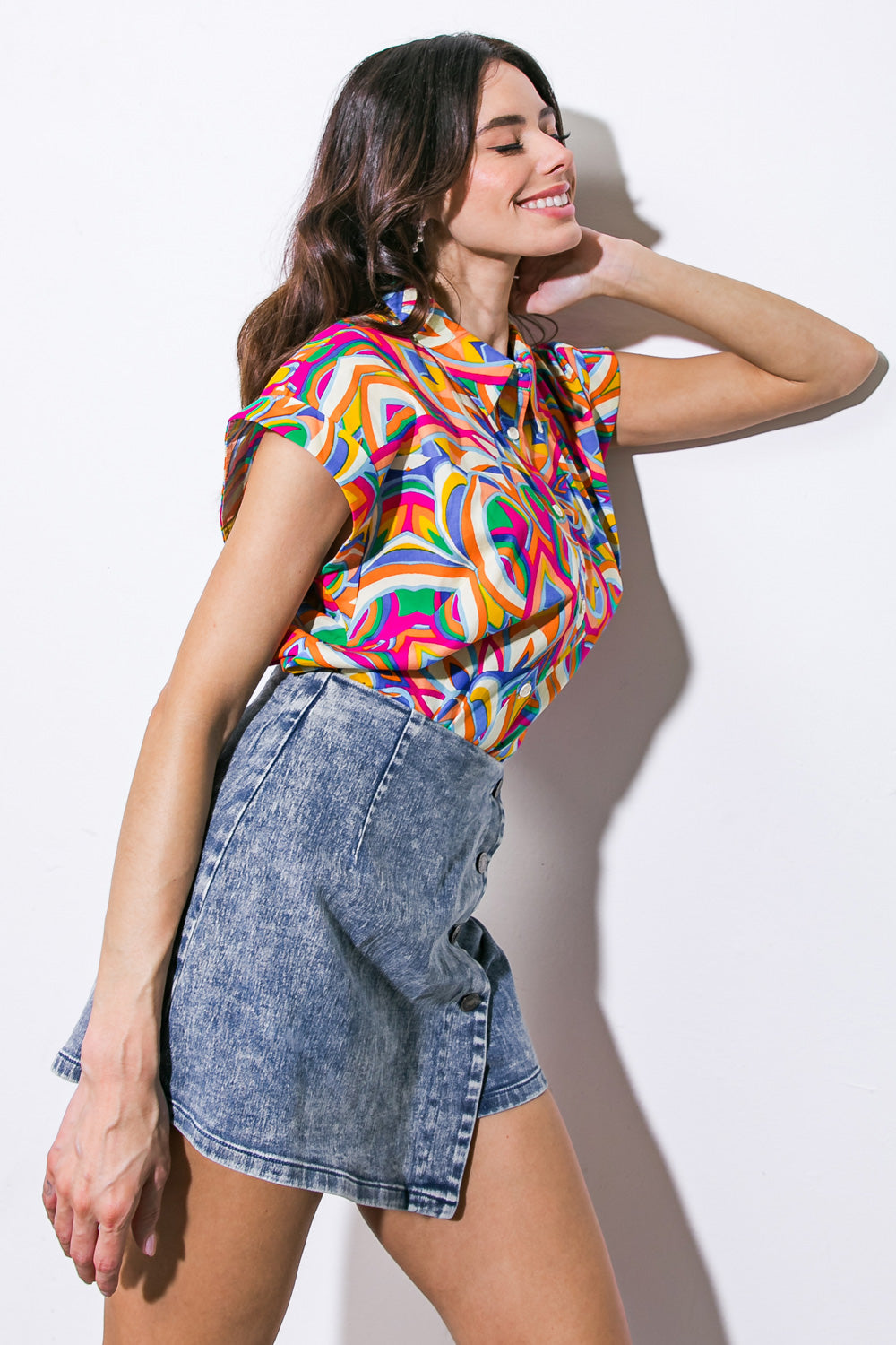 Beautiful Beginnings Woven Top