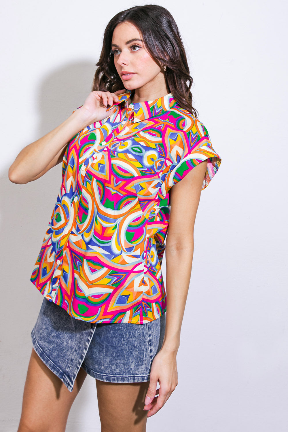 Beautiful Beginnings Woven Top