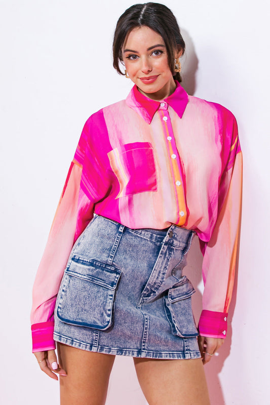 Take The Lead Woven Top