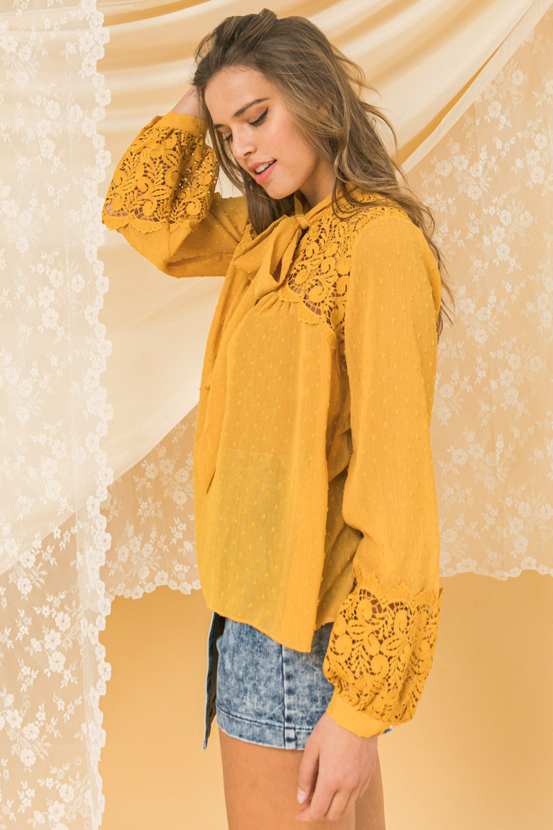 Stay Ahead Peasant Top