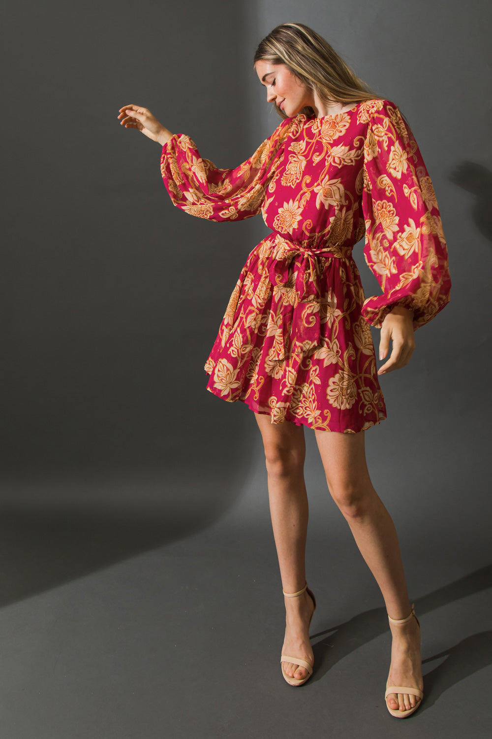 One That Got Away Woven Mini Dress