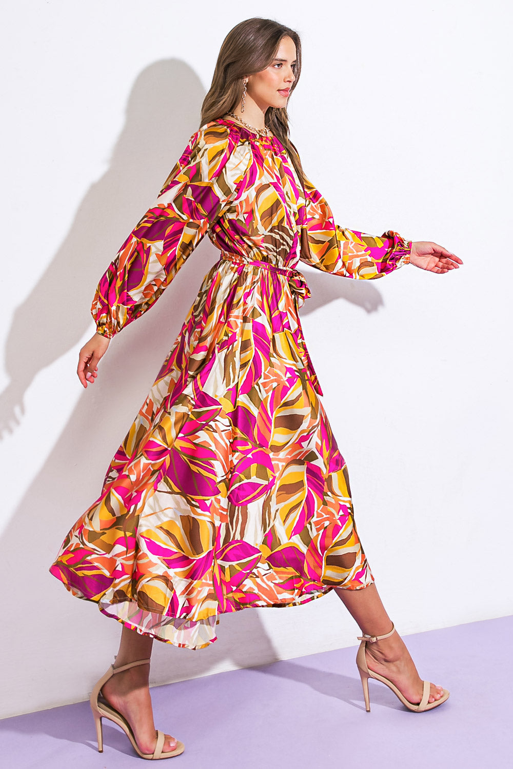 Searching for the One Woven Midi Dress