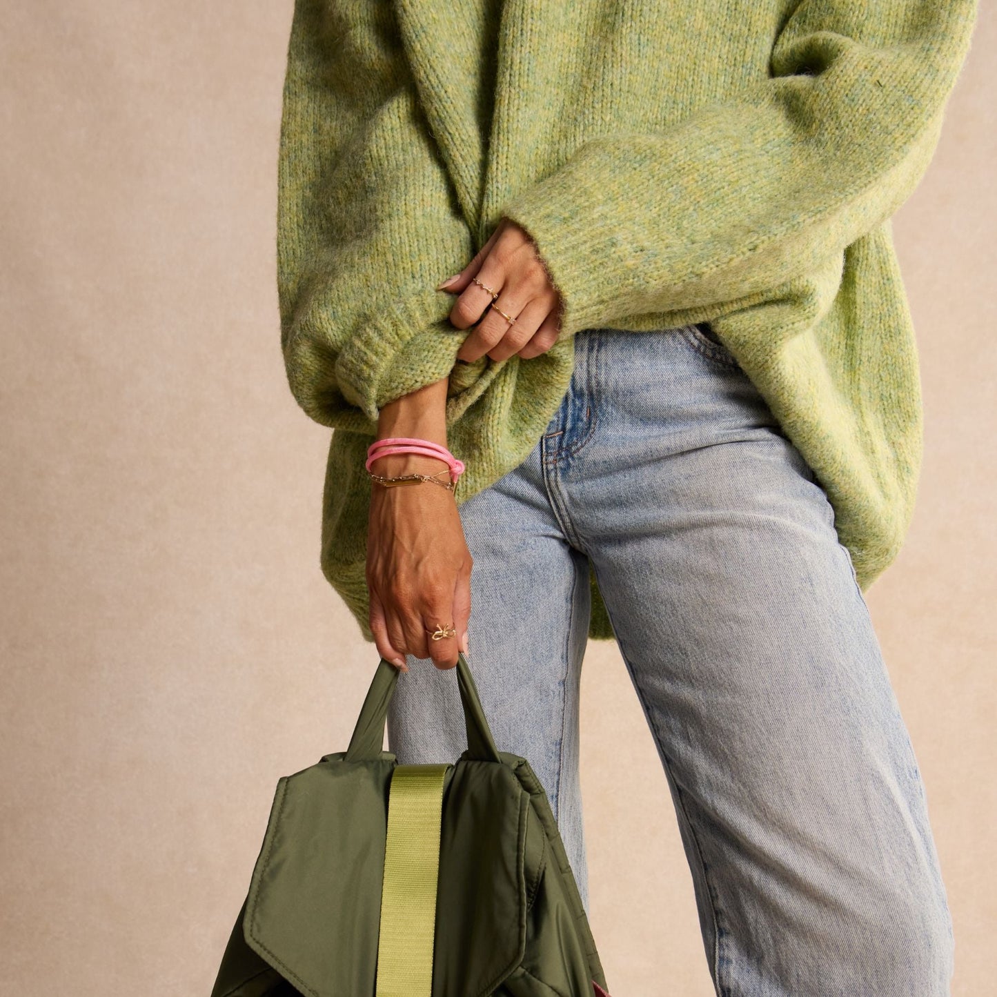 Silver Double Layer Saturn Chain Bracelet