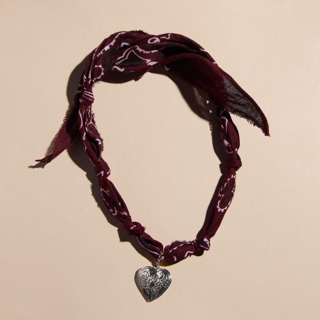 Silver Medium Heart Locket