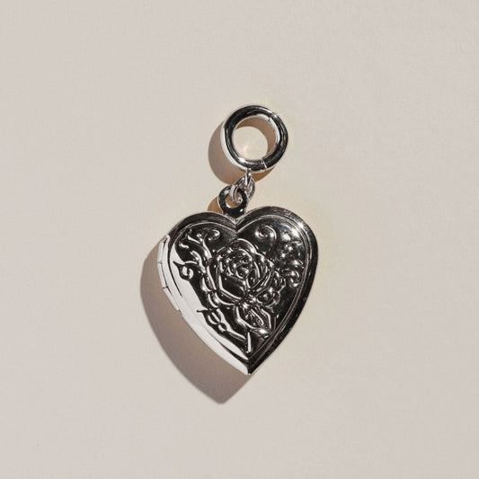 Silver Medium Heart Locket