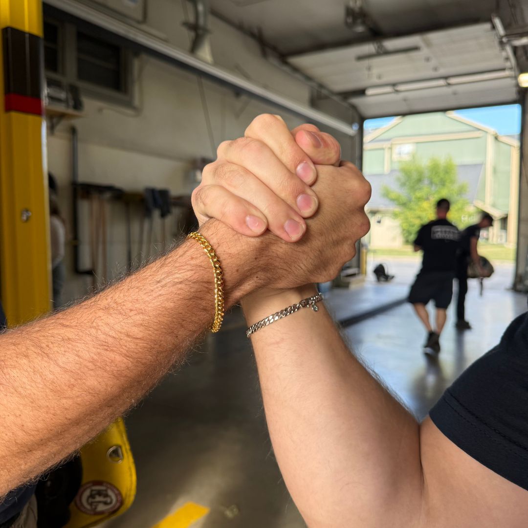 Gold Men's Curb Chain Bracelet