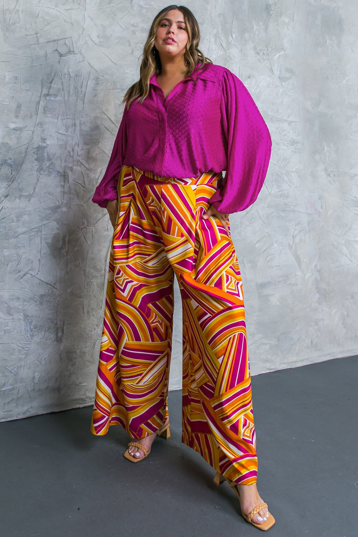 Lively Charm Wide Leg Pants