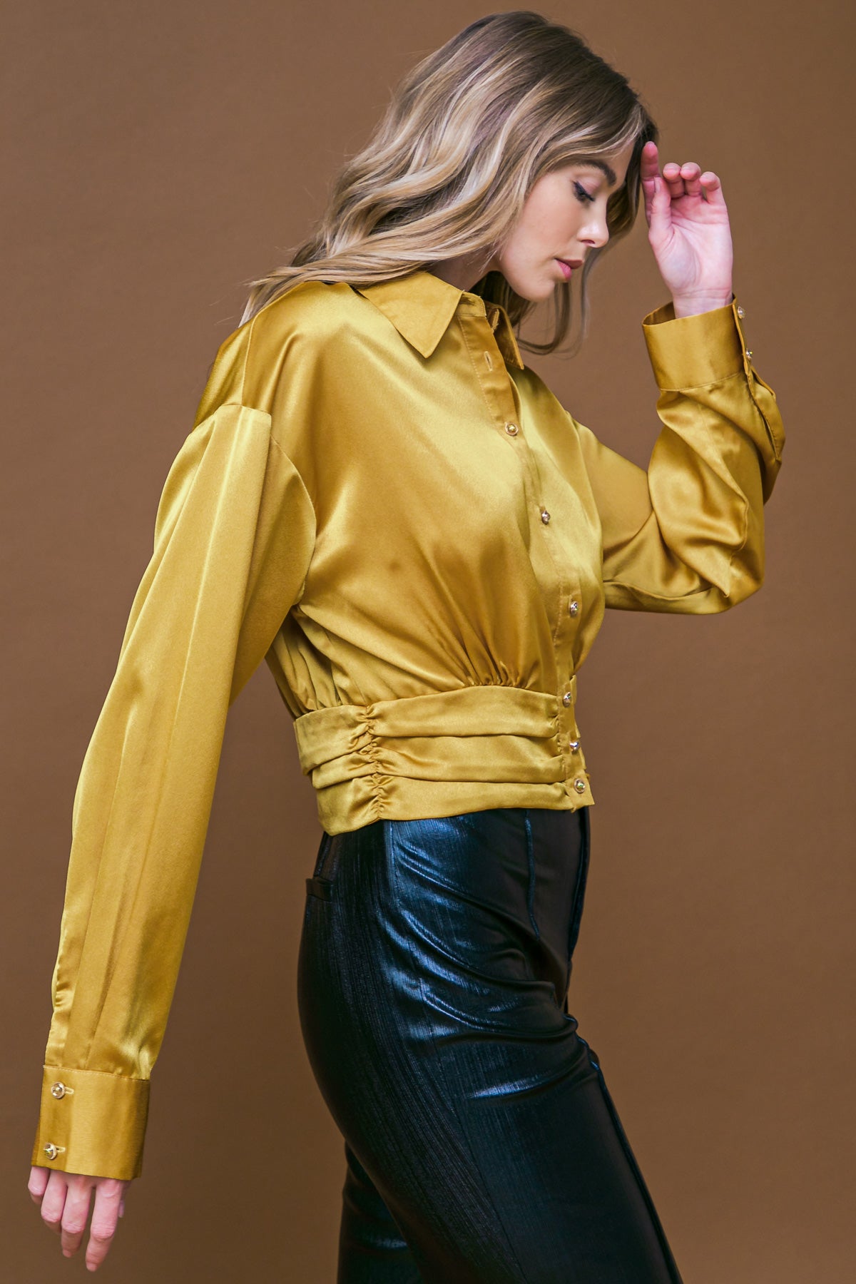 Romantic Moves Woven Top