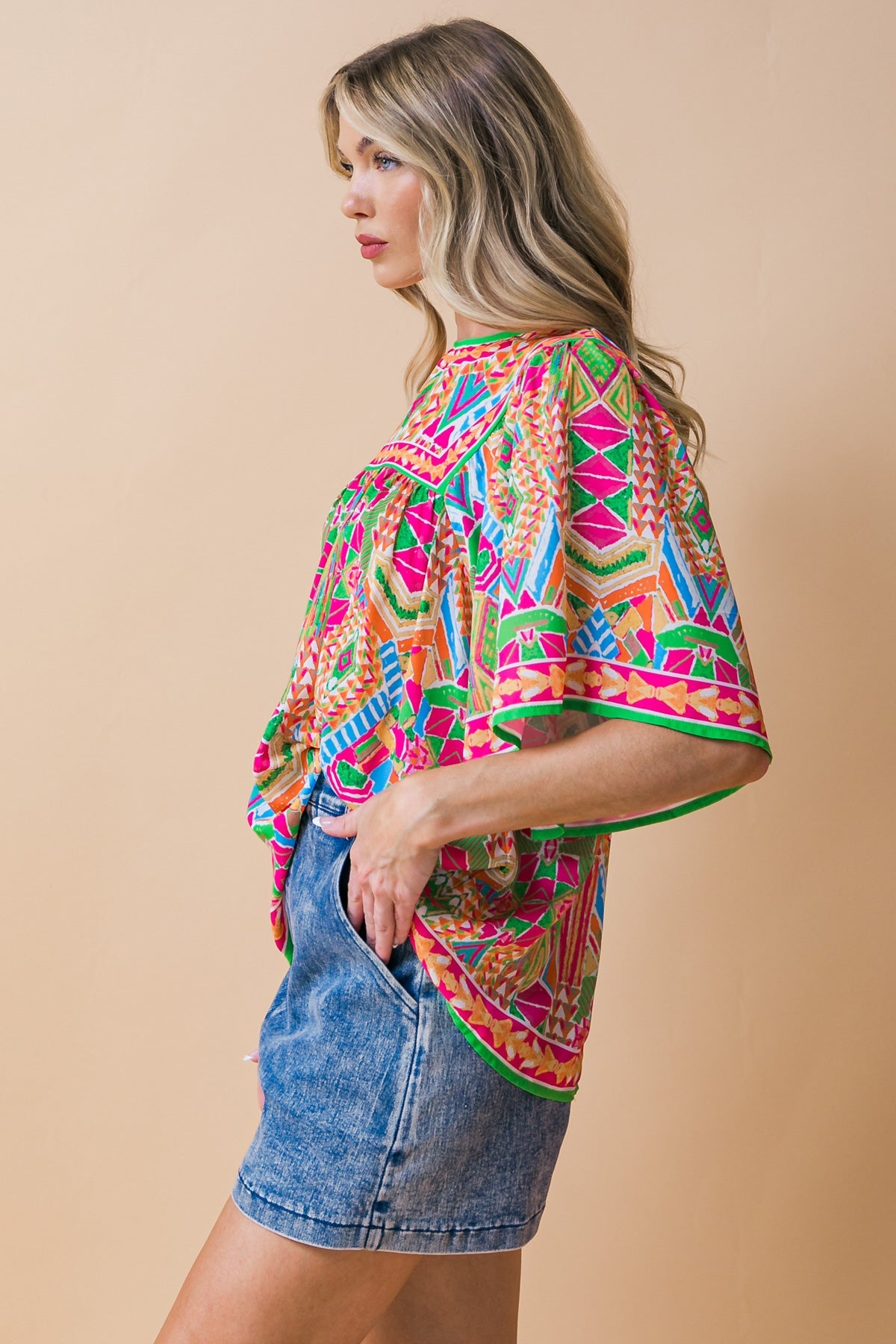 Sage Wisdom Dreams Woven Top