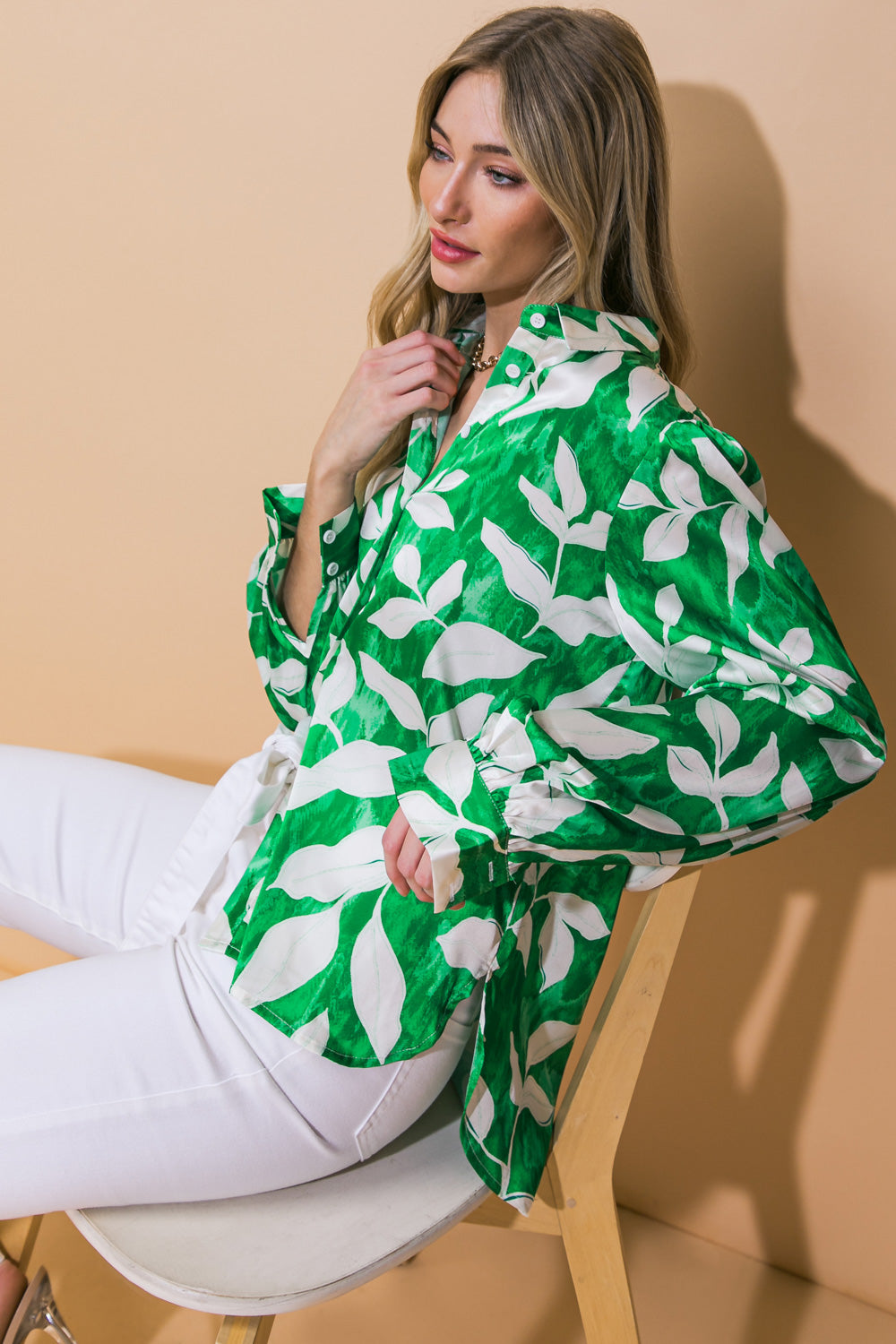 Coming To My Senses Woven Top