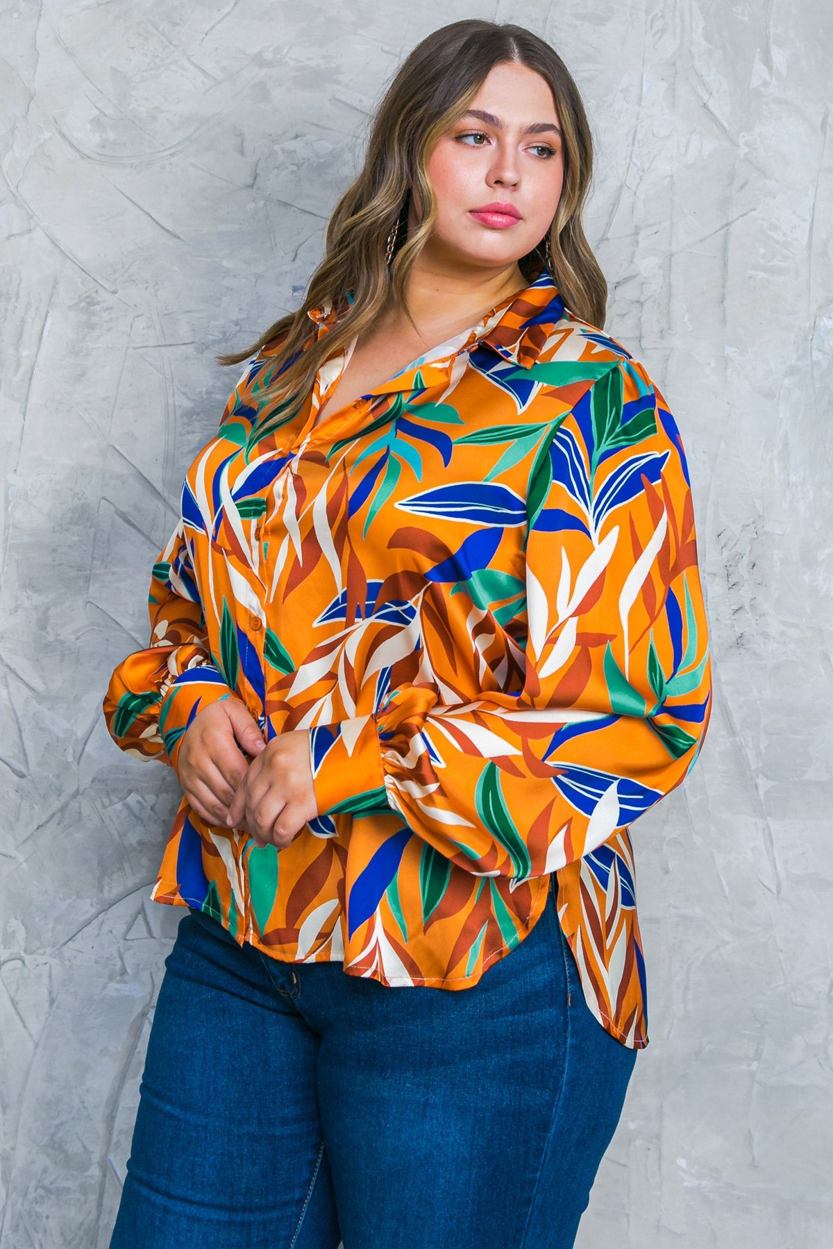 Feels Like Fall Woven Top