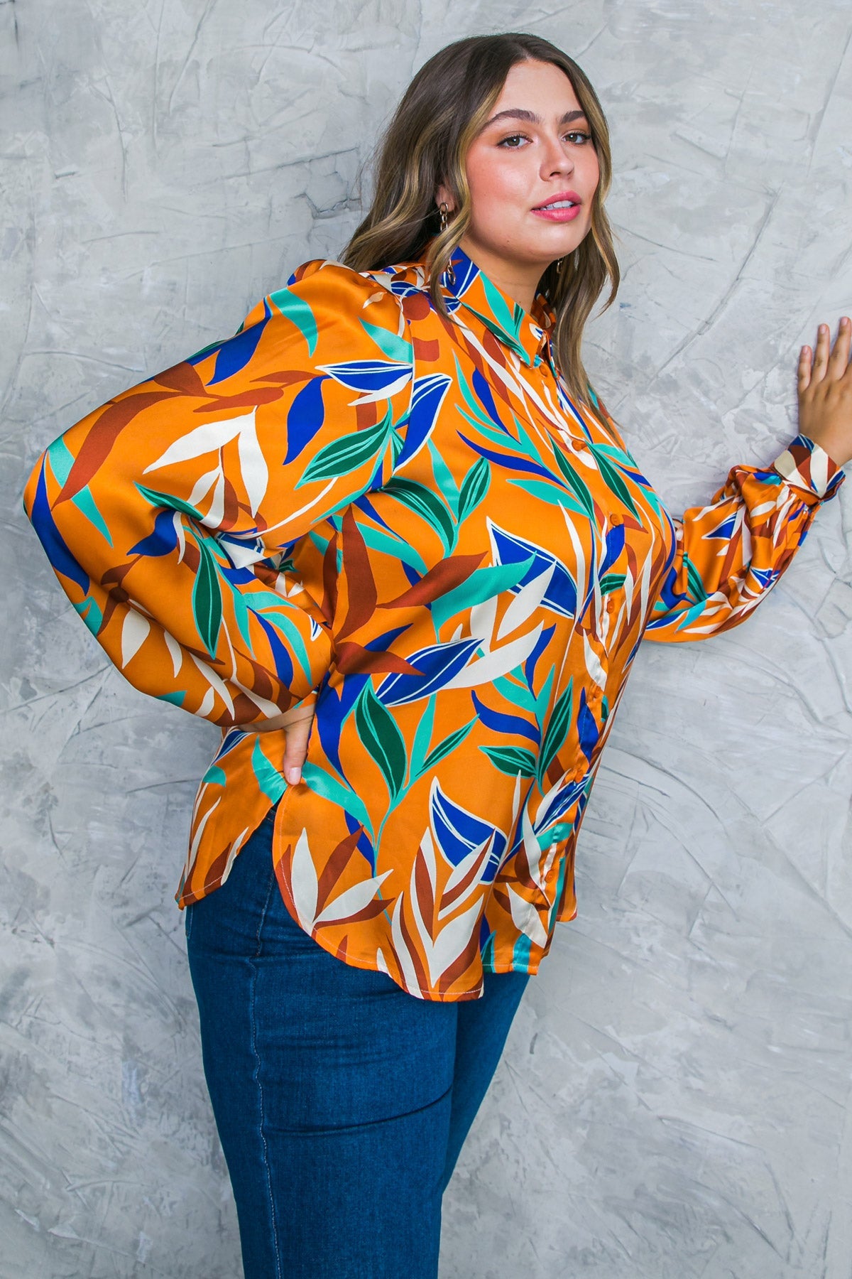 Feels Like Fall Woven Top