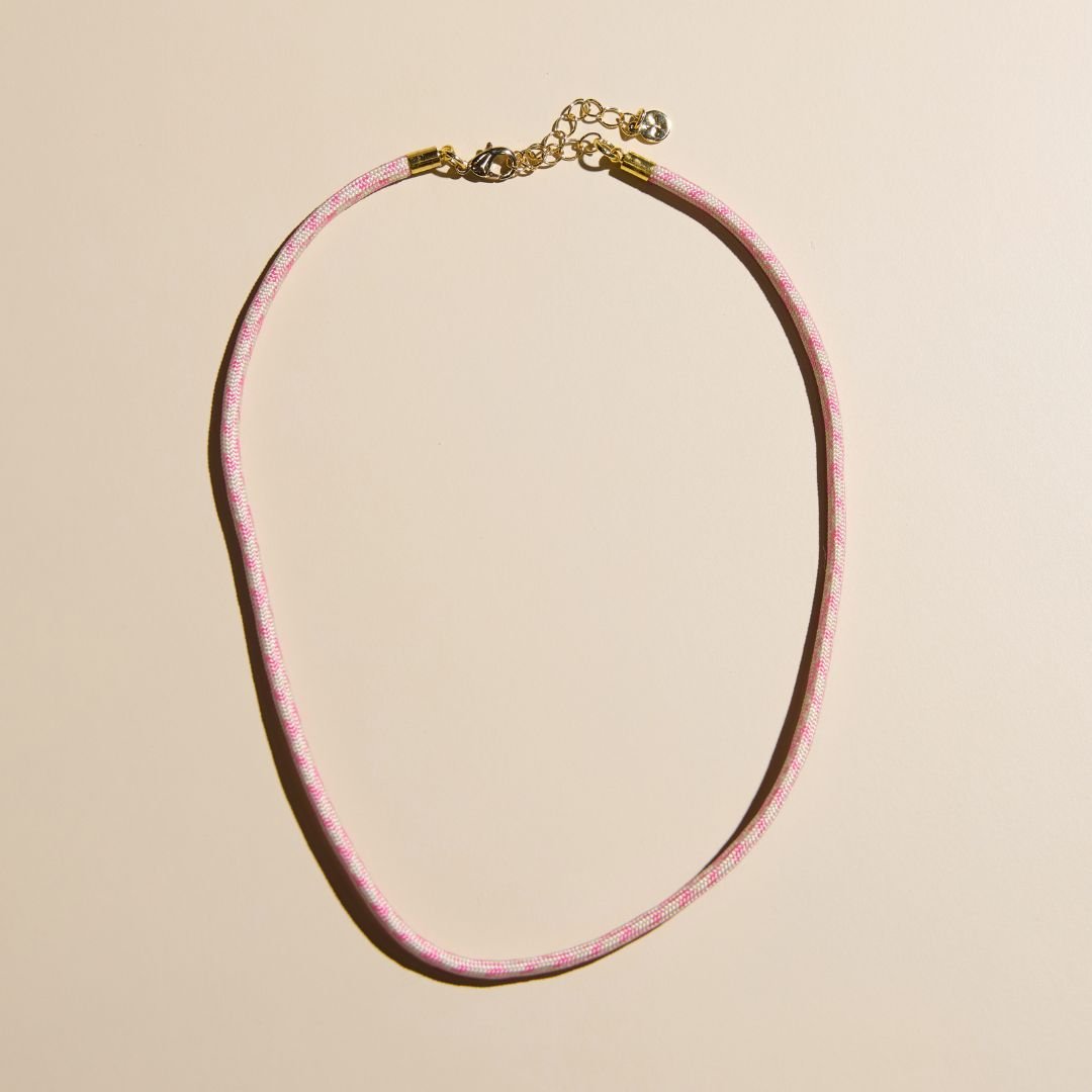 Strawberry Milkshake Minimalist Waterproof Cord Necklace