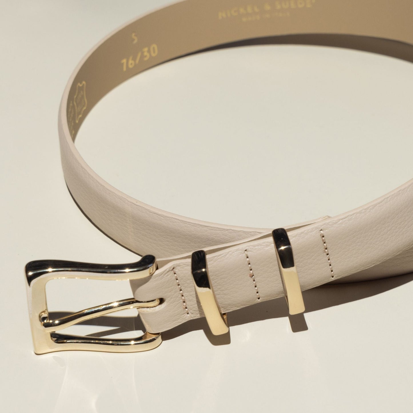 Taupe Audrey Thin Belt