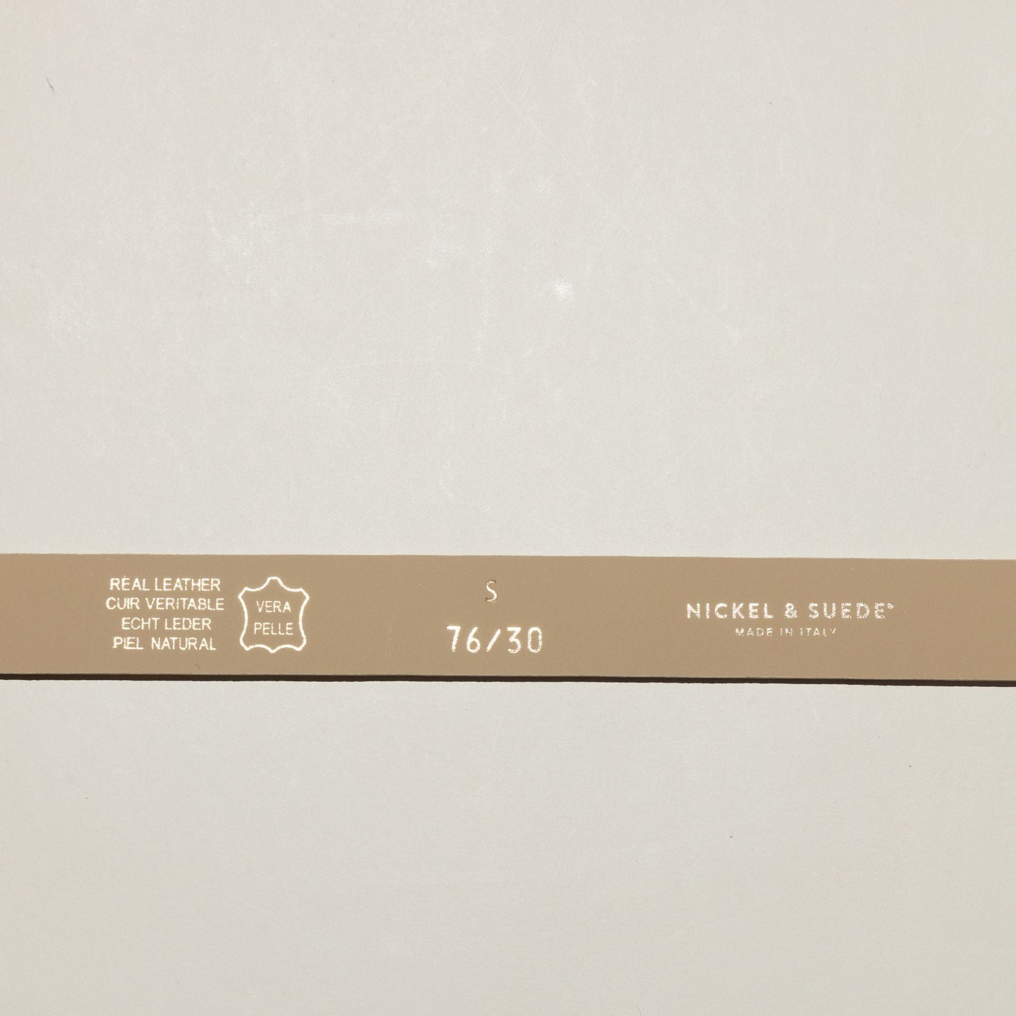 Taupe Audrey Thin Belt
