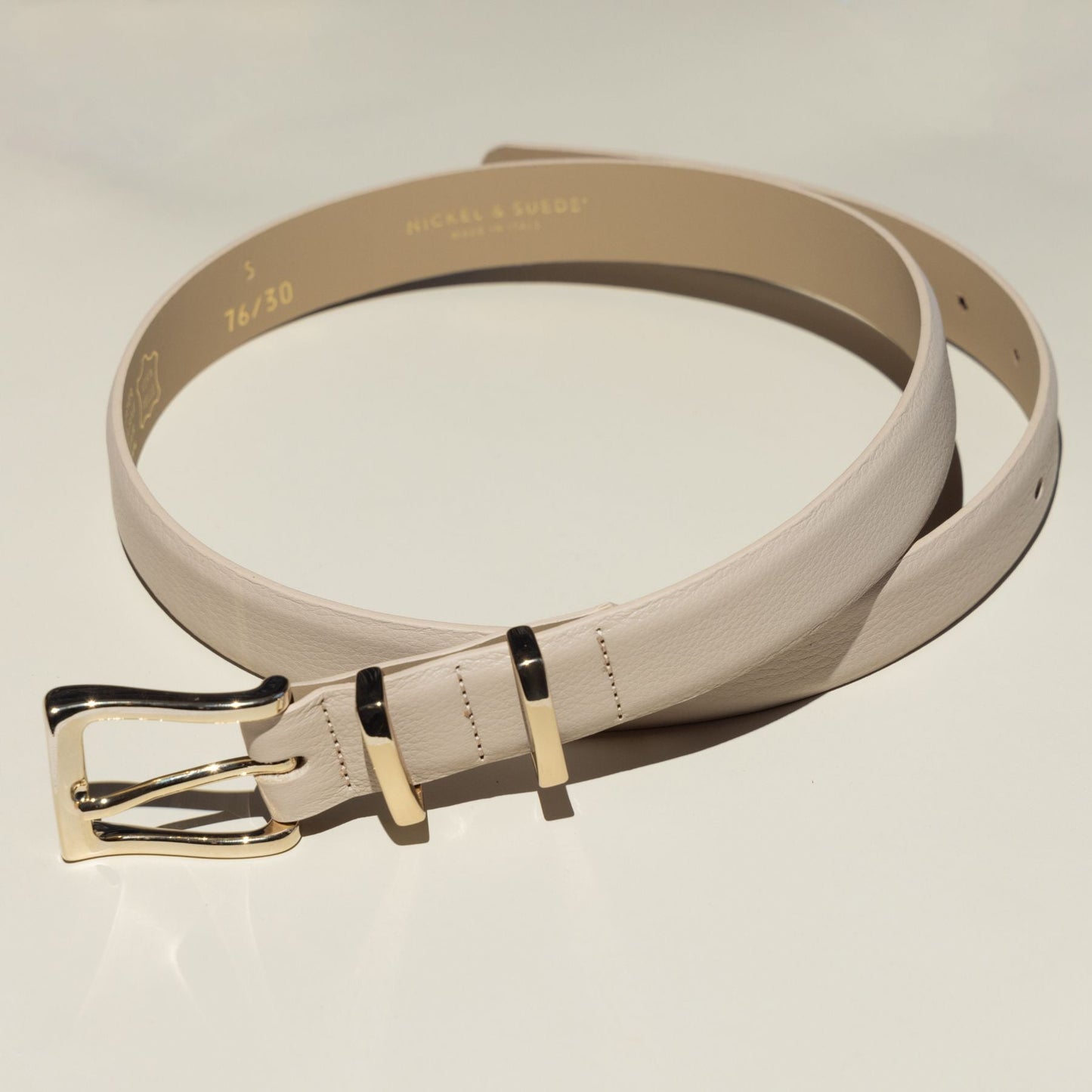 Taupe Audrey Thin Belt