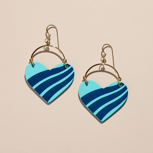 Teal & Navy Current Lover