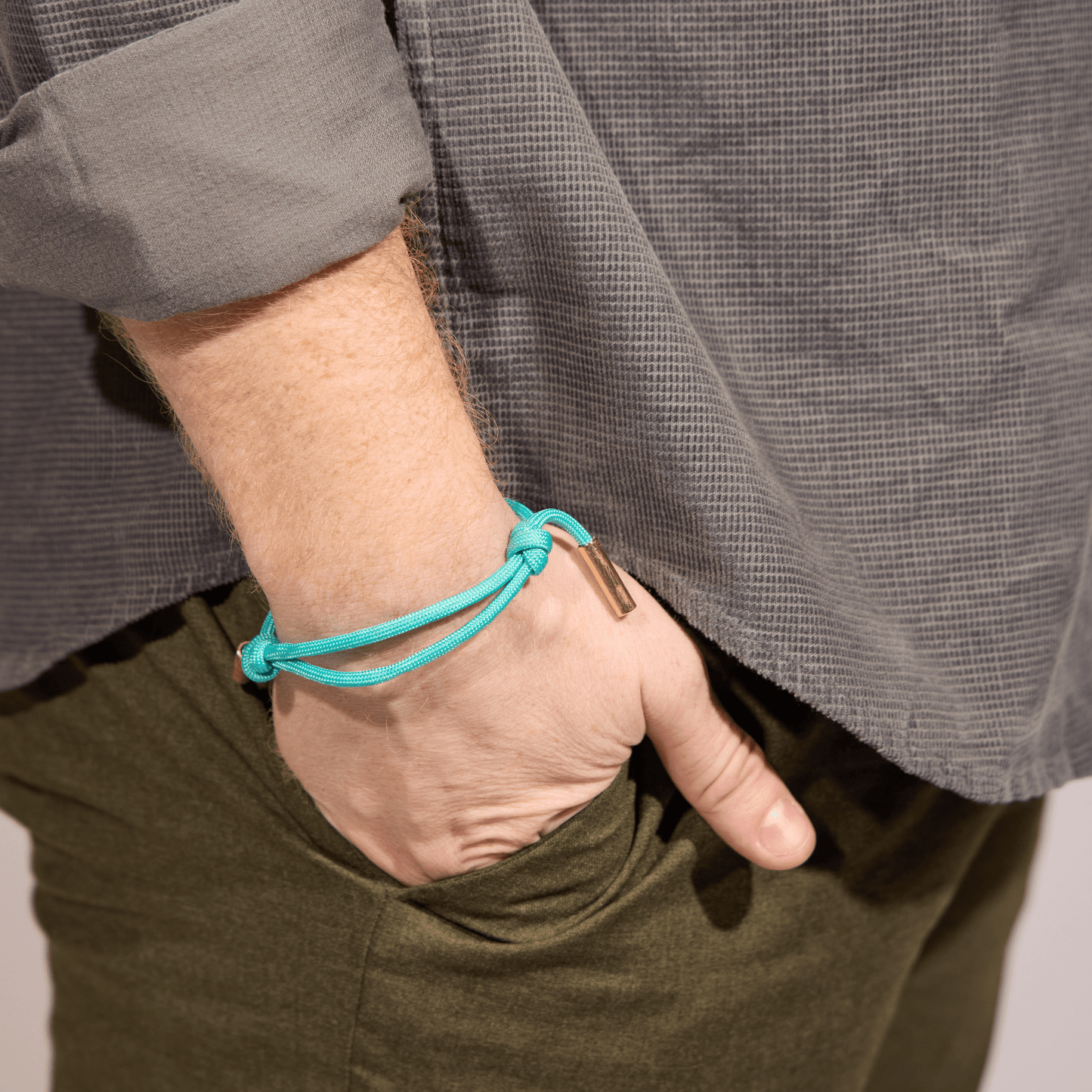 Turquoise Cord Bracelet