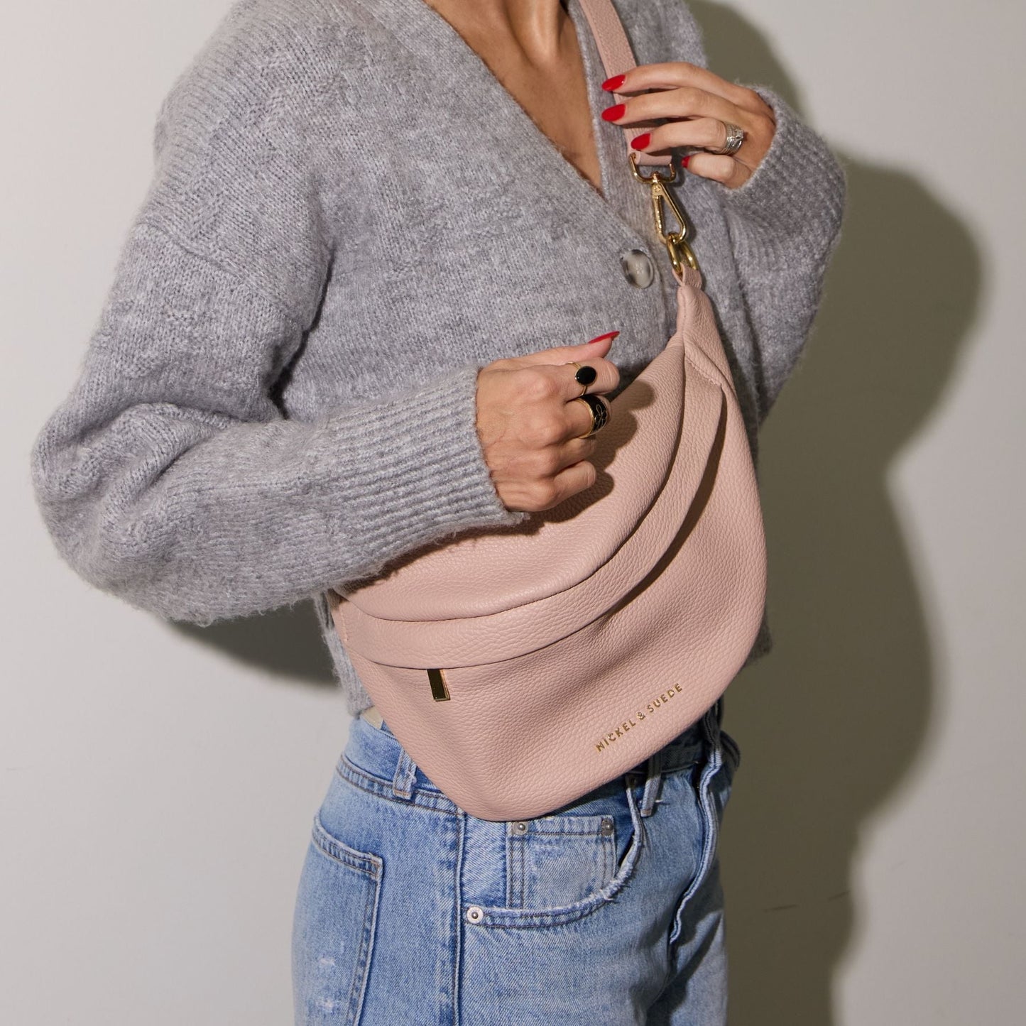 Verona Belt Bag in Blush