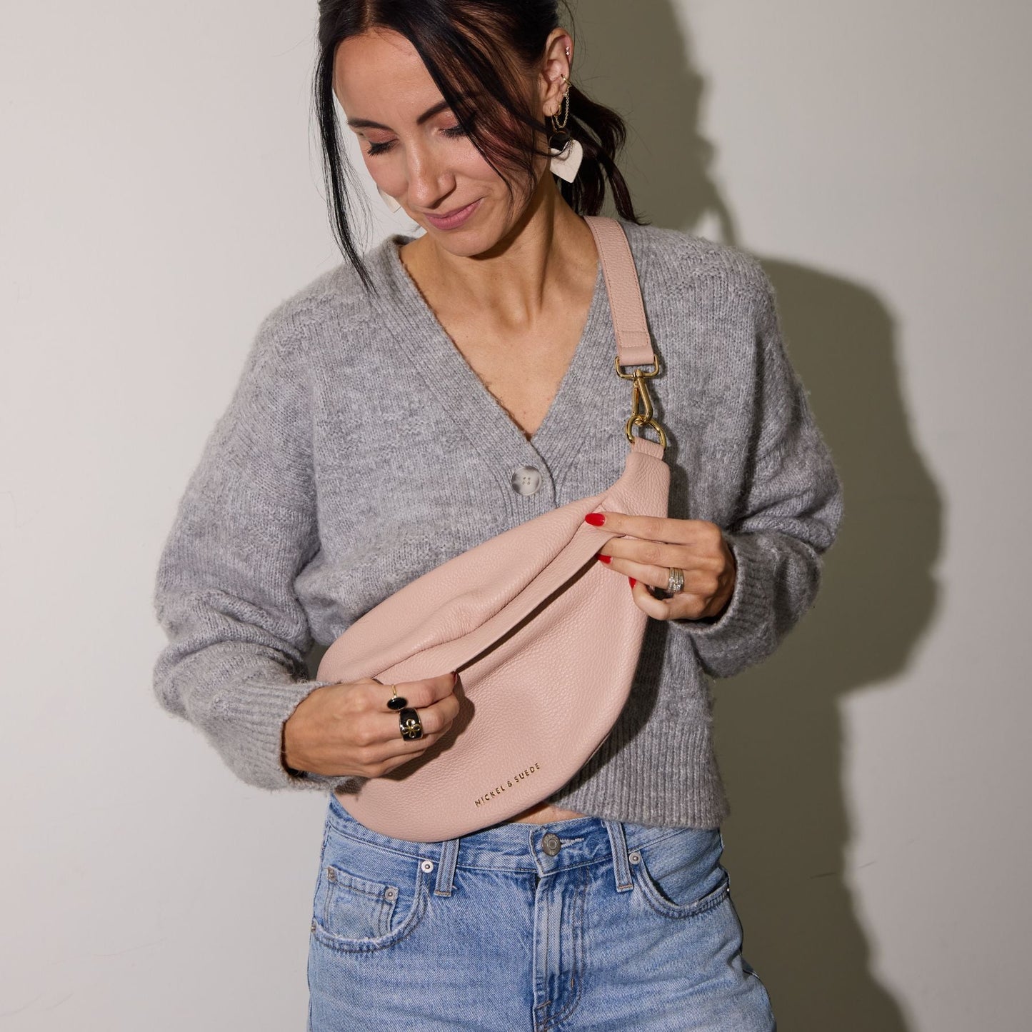 Verona Belt Bag in Blush