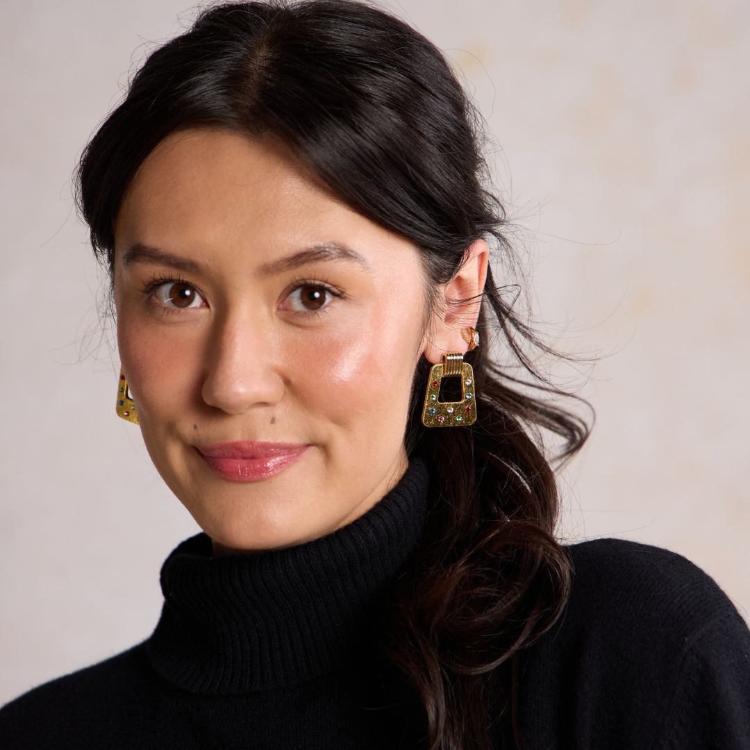 Vintage Gold Jeweled Avery