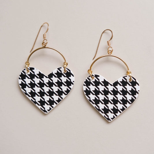 White & Black Houndstooth Lover