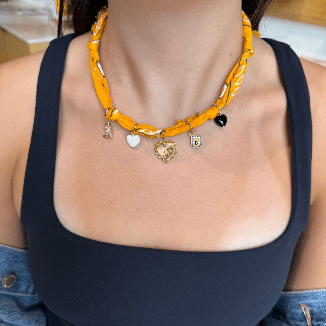 Yellow Bandana Necklace