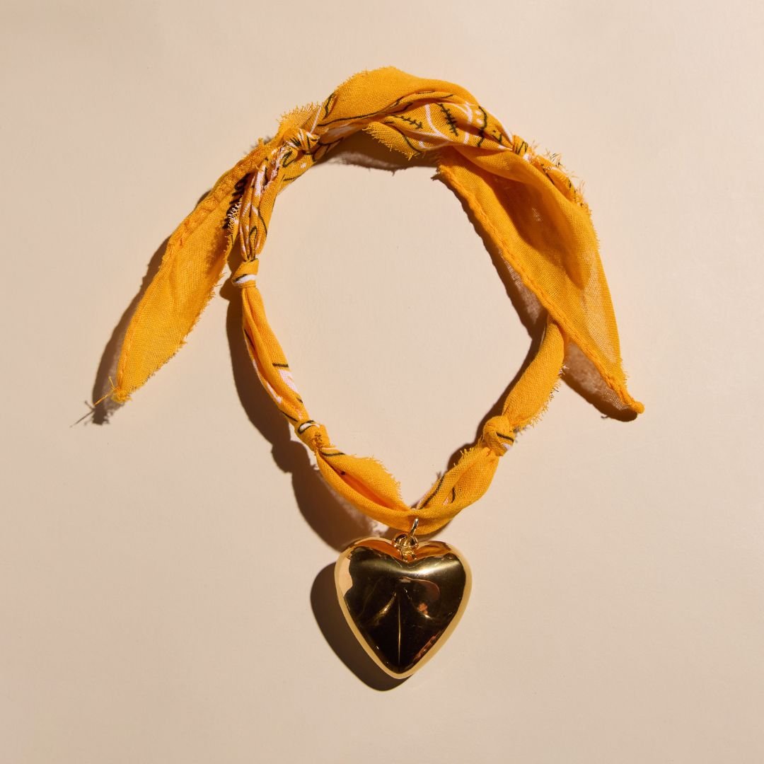 Yellow Bandana Necklace